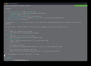 Codex zoomed to fullscreen in the top pane