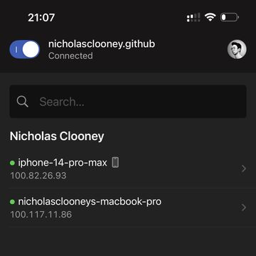 Tailscale iOS App