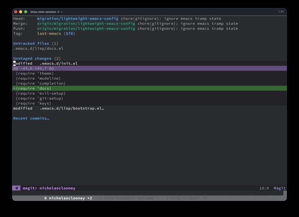 My AI-Assisted Terminal Setup: Subspace Emacs and a Tmux Layout ...